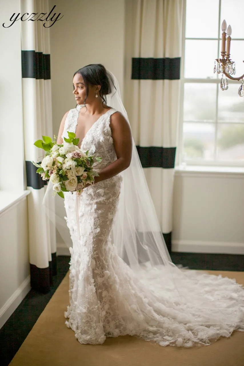 Real Brides African Plus Size Wedding Dress 2019 Sexy V-neck Backless Long Lace Appliques Flowers Mermaid Wedding Dresses
Real Brides African Plus Size Wedding Dress 2019 Sexy V-neck Backless Long Lace Appliques Flowers Mermaid Wedding Dresses
