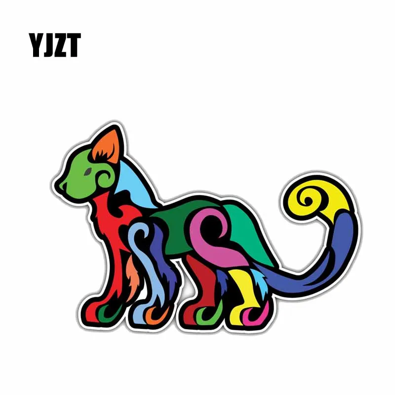 YJZT 15.2*12.3CM Colorful Cat Tribal Pet Creative Animal Pet PVC Mateial Car Decal C1-4017
YJZT 15.2*12.3CM Colorful Cat Tribal Pet Creative Animal Pet PVC Mateial Car Decal C1-4017
