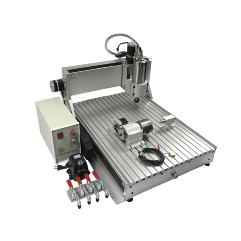 3D cnc wood carving machine 4 Axis CNC Router 6090 1.5KW cnc spindle mini cnc milling machine with USB port
3D cnc wood carving machine 4 Axis CNC Router 6090 1.5KW cnc spindle mini cnc milling machine with USB port