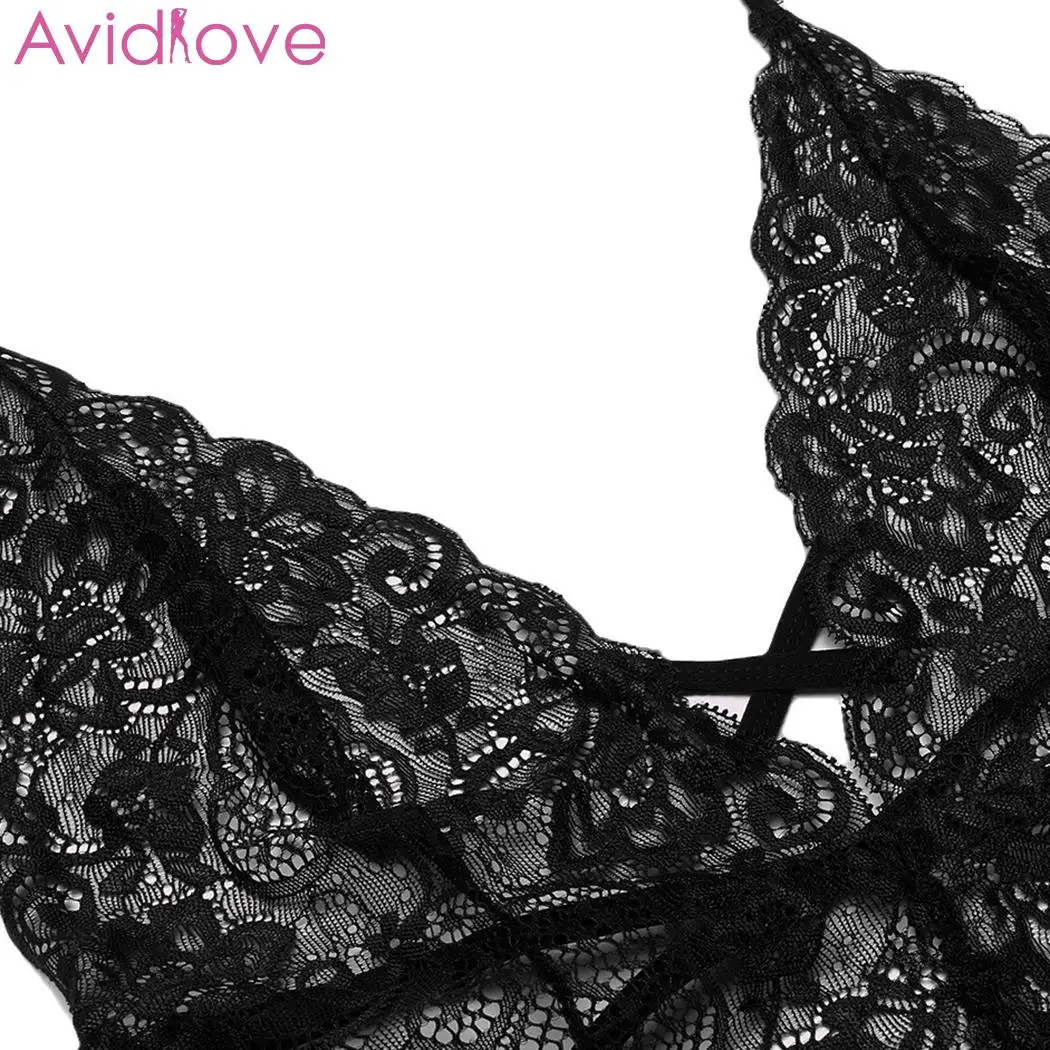 Avidlove сексуальное нижнее белье боди Тедди эротические костюмы ночное кружевное