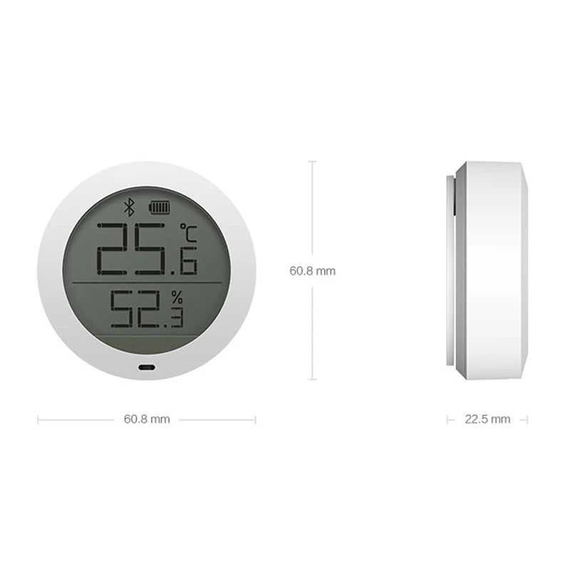 Xiaomi Mijia Bluetooth Hygrothermograph Smart Home High Sensitive Hygrometer Thermometer LCD Screen Magnetic Stick Low Power | Электроника