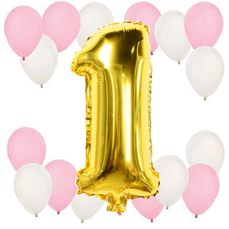 17pcs/set 1st Girl Happy Birthday Party Pink White Latex Ballon Baby Shower Newborn Girl Baby Birthday Party Decoration Supplies
17pcs/set 1st Girl Happy Birthday Party Pink White Latex Ballon Baby Shower Newborn Girl Baby Birthday Party Decoration Supplies