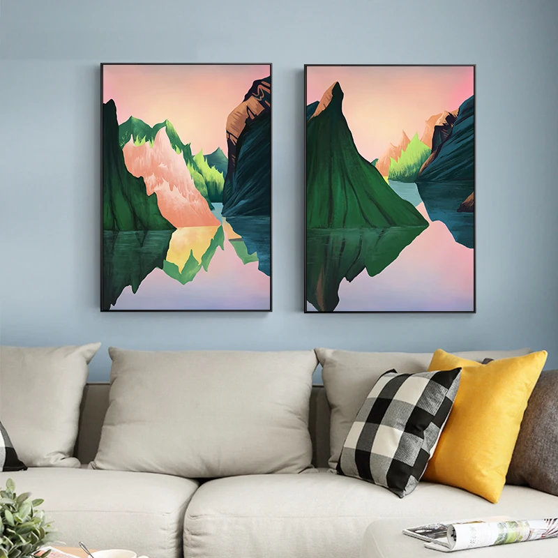 Modern abstract mountain river dusk canvas painting poster print picture home wall art decoration wall stickers can be customize
Modern abstract mountain river dusk canvas painting poster print picture home wall art decoration wall stickers can be customize