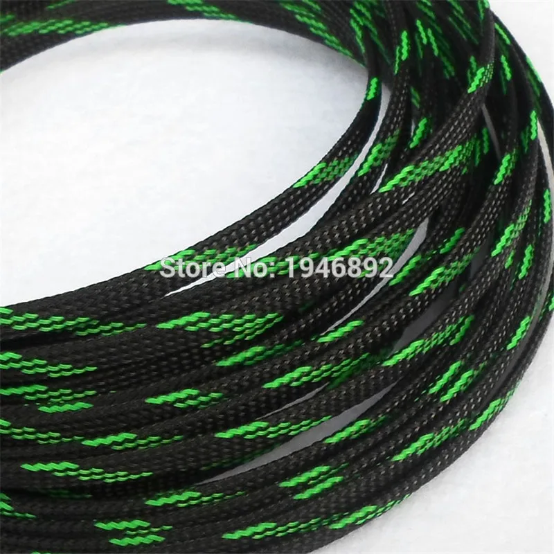 4mm Black & Green Braided PET Expandable Sleeving Wire Cable Protecting Cable Sleeve PET Nylon High Density Sheathing Insulation
4mm Black & Green Braided PET Expandable Sleeving Wire Cable Protecting Cable Sleeve PET Nylon High Density Sheathing Insulation