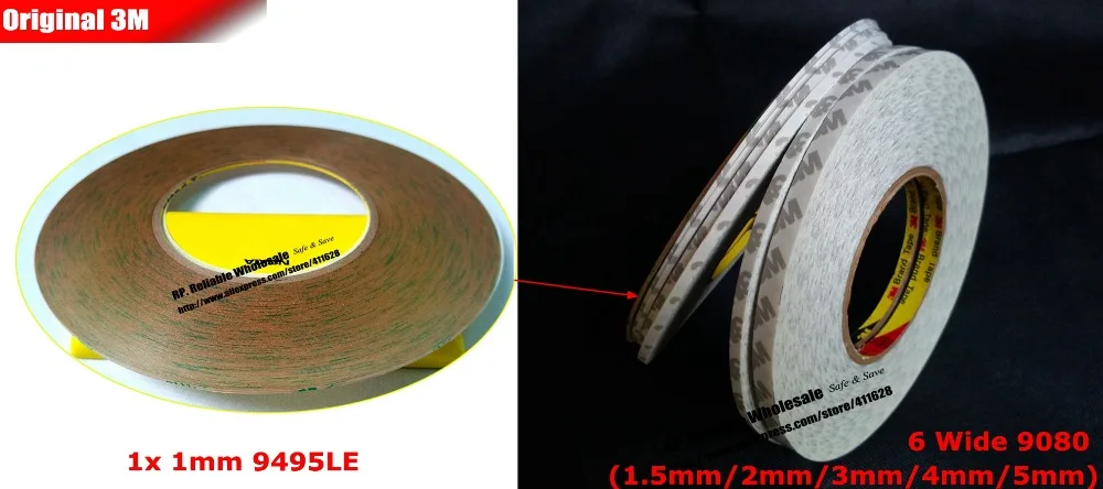 Mix 6 Wide (1mm/1.5mm/2mm/3mm/4mm/5mm) White Double Sided Sticky Tape Widely Use for Cellphone,Tablet, LCD Touch Screen, Display
Mix 6 Wide (1mm/1.5mm/2mm/3mm/4mm/5mm) White Double Sided Sticky Tape Widely Use for Cellphone,Tablet, LCD Touch Screen, Display