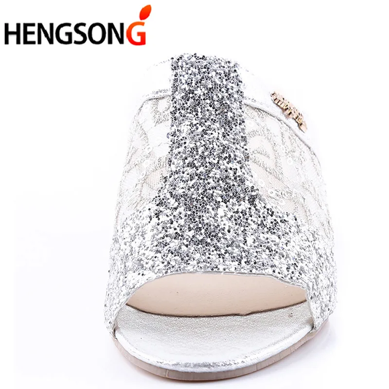 Heeled Glitter Slippers Mesh Women Sandals Summer Fashion Peep Toe Casual Thick High Heel Slipper Women Shoes Slip On Big Size
Heeled Glitter Slippers Mesh Women Sandals Summer Fashion Peep Toe Casual Thick High Heel Slipper Women Shoes Slip On Big Size