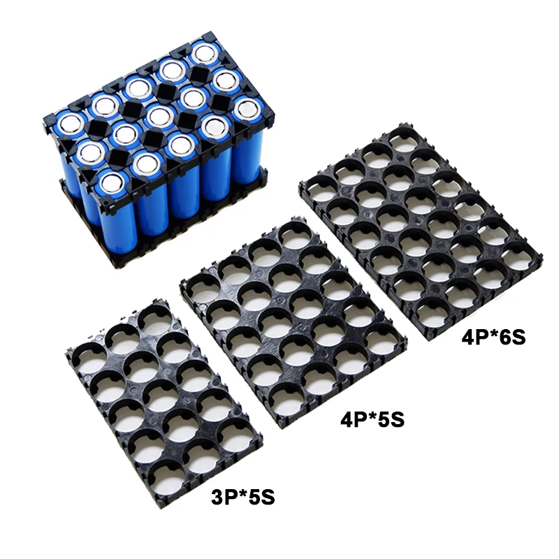 Lithium ion battery 18650 holder 3*5(3P5S) 4*5(4P5S) 4*6(4P6S)18650 batery holder (integrated) For 18650 battery pack
Lithium ion battery 18650 holder 3*5(3P5S) 4*5(4P5S) 4*6(4P6S)18650 batery holder (integrated) For 18650 battery pack