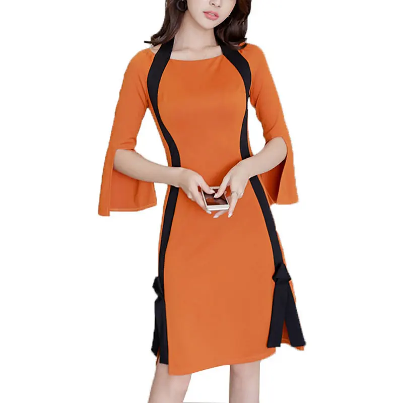 2018 new Spring Summer Womens Dress With Fine Slit Split High waist Stitching Dresses Fashion 7 sleeves Female Vestidos wz3008
2018 new Spring Summer Womens Dress With Fine Slit Split High waist Stitching Dresses Fashion 7 sleeves Female Vestidos wz3008