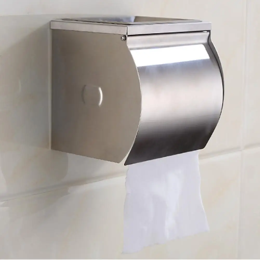Bathroom Waterproof Dust-Proof Tissue Box High Quality Stainless Steel Moisture-Proof Tissue Box With Shelf Screw 1Set J3
Bathroom Waterproof Dust-Proof Tissue Box High Quality Stainless Steel Moisture-Proof Tissue Box With Shelf Screw 1Set J3