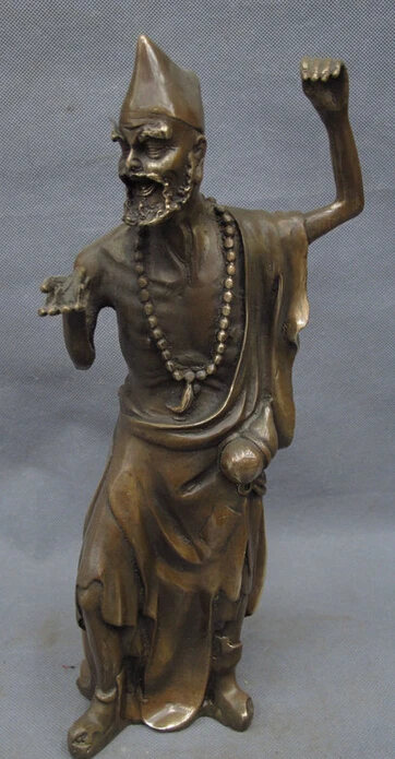 song voge gem S2832 13" Chinese Bronze Copper Buddhist Joss Arhat Monk JiGong ChaiGong Gourd Statue
song voge gem S2832 13" Chinese Bronze Copper Buddhist Joss Arhat Monk JiGong ChaiGong Gourd Statue