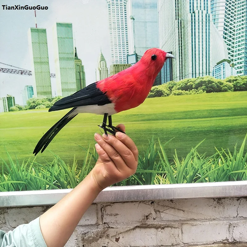 black&red feathers bird large 30cm simulation bird hard model,home garden decoration gift s1173
black&red feathers bird large 30cm simulation bird hard model,home garden decoration gift s1173