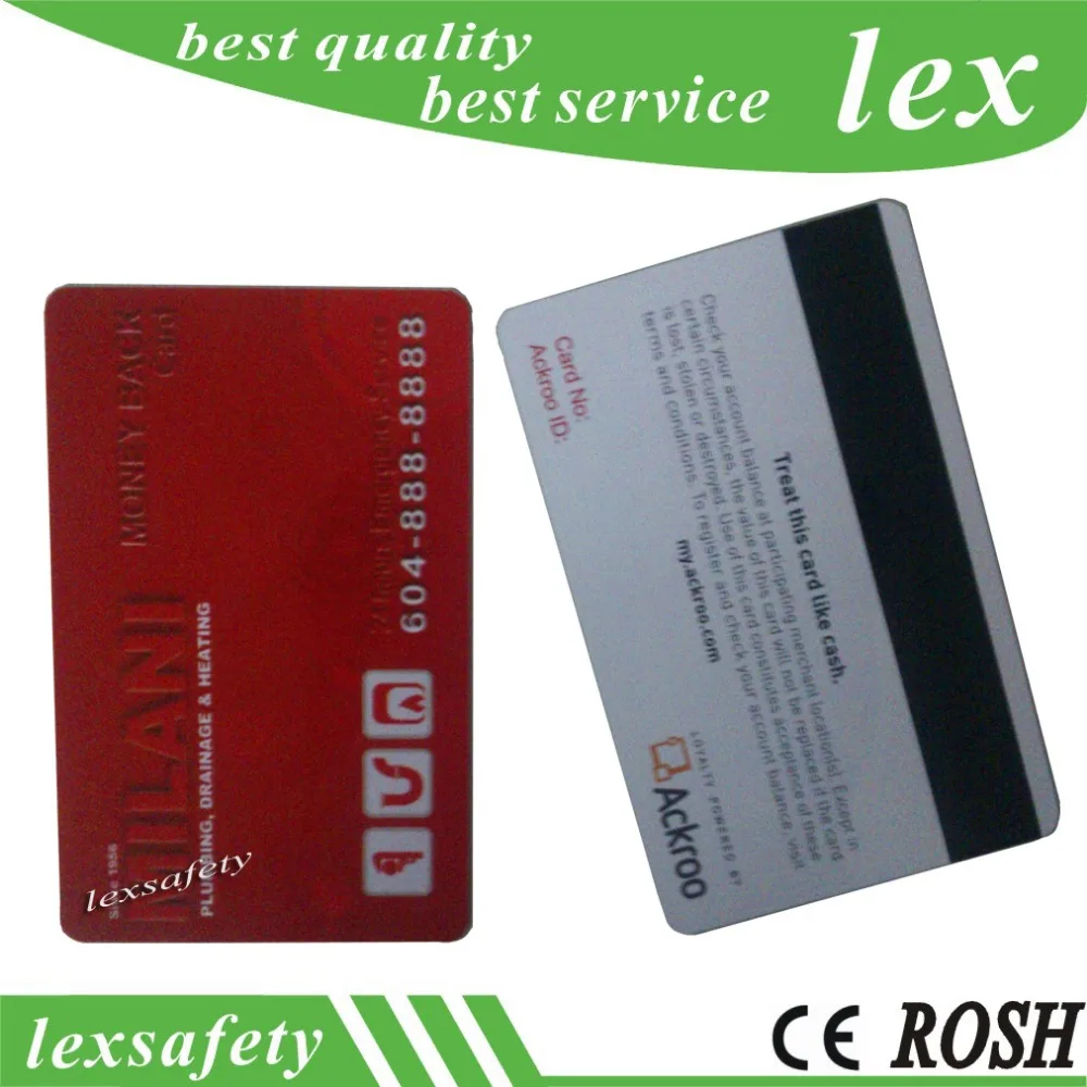 500pcs/Lot 0.76mm Customized Two-Sided Plastic Magnetic Stripe Card And Pvc Member Card Printing PVC Magnetic Cards
500pcs/Lot 0.76mm Customized Two-Sided Plastic Magnetic Stripe Card And Pvc Member Card Printing PVC Magnetic Cards