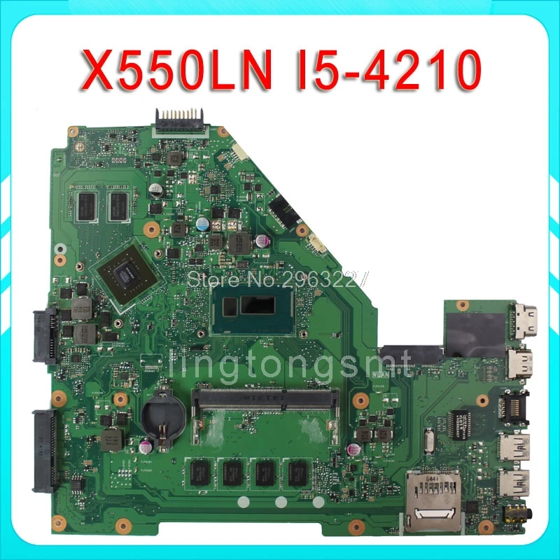 X550LN Motherboard GT820 2g i5-4210U For Asus A550LN R510LN Laptop motherboard Mainboard | Компьютеры и офис