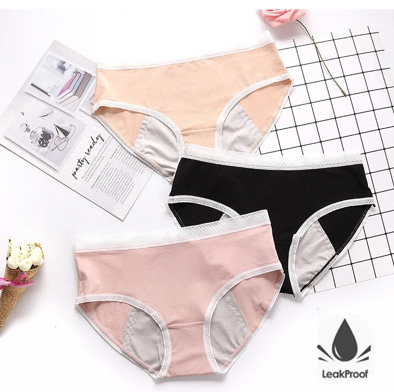 3 pairs/lot Pants Leak Period Cotton Menstrua Breathable Briefs High Underwear Waist Warm Female Women Physiological Breathable
3 pairs/lot Pants Leak Period Cotton Menstrua Breathable Briefs High Underwear Waist Warm Female Women Physiological Breathable