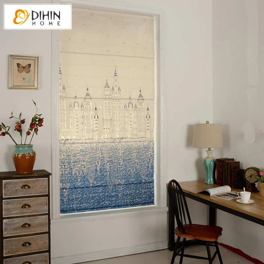 Mediterranean Printing Blackout Curtains Window Roman Blinds Customized Size Roller Blind Free Shipping
Mediterranean Printing Blackout Curtains Window Roman Blinds Customized Size Roller Blind Free Shipping