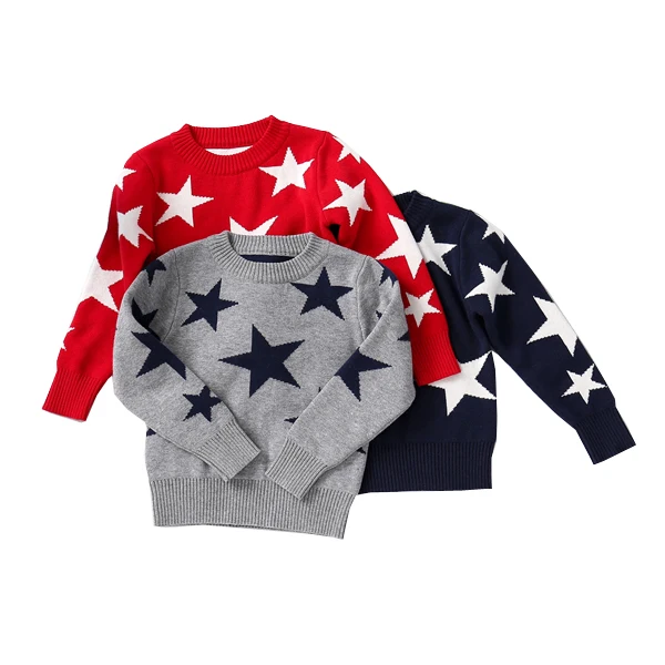 Free Shipping Child Sweater Five-pointed Star Baby Boys Sweater Pullover Autumn Winter Children's Clothing Casual Cotton Unisex
Free Shipping Child Sweater Five-pointed Star Baby Boys Sweater Pullover Autumn Winter Children's Clothing Casual Cotton Unisex