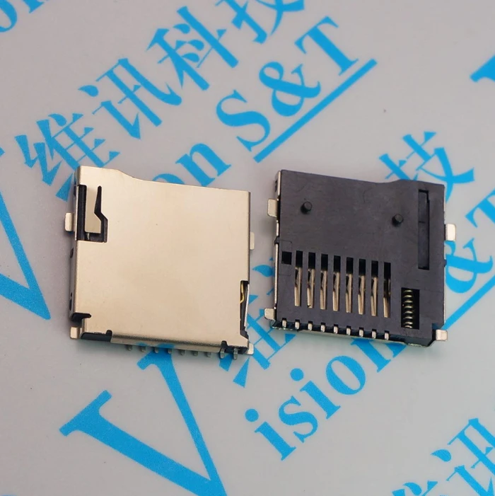 20pcs 9pin Micro SD card slot connectors T-Flash Common style size 14*15mm TF card deck Self acting card slot pop-up
20pcs 9pin Micro SD card slot connectors T-Flash Common style size 14*15mm TF card deck Self acting card slot pop-up