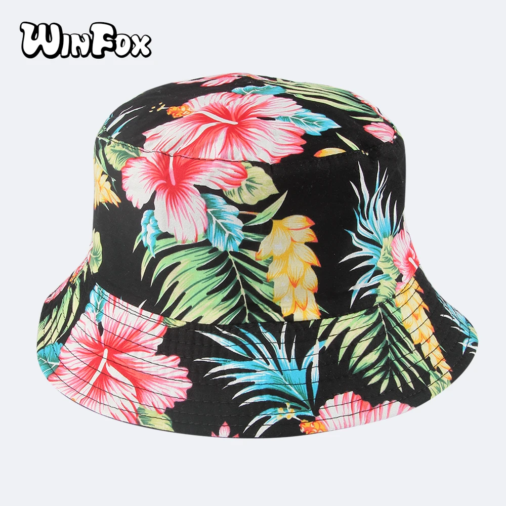 Winfox Fashion Summer Reversible Black Floral Flower Hats Caps Gorro Pescador Fisherman Hats For Mens Womens
Winfox Fashion Summer Reversible Black Floral Flower Hats Caps Gorro Pescador Fisherman Hats For Mens Womens