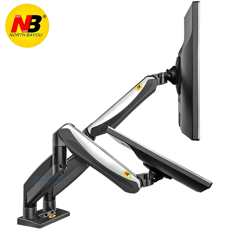 NB F185A Aluminum Alloy 22-27 inch Dual LCD LED Monitor Mount Gas Spring Arm Full Motion Monitor Holder Support with 2 USB Ports
NB F185A Aluminum Alloy 22-27 inch Dual LCD LED Monitor Mount Gas Spring Arm Full Motion Monitor Holder Support with 2 USB Ports