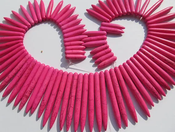 wholesale 20strands turquoise beads sharp spikes bar baby pink assortment jewelry necklace 20-50mm add 10strand shell
wholesale 20strands turquoise beads sharp spikes bar baby pink assortment jewelry necklace 20-50mm add 10strand shell