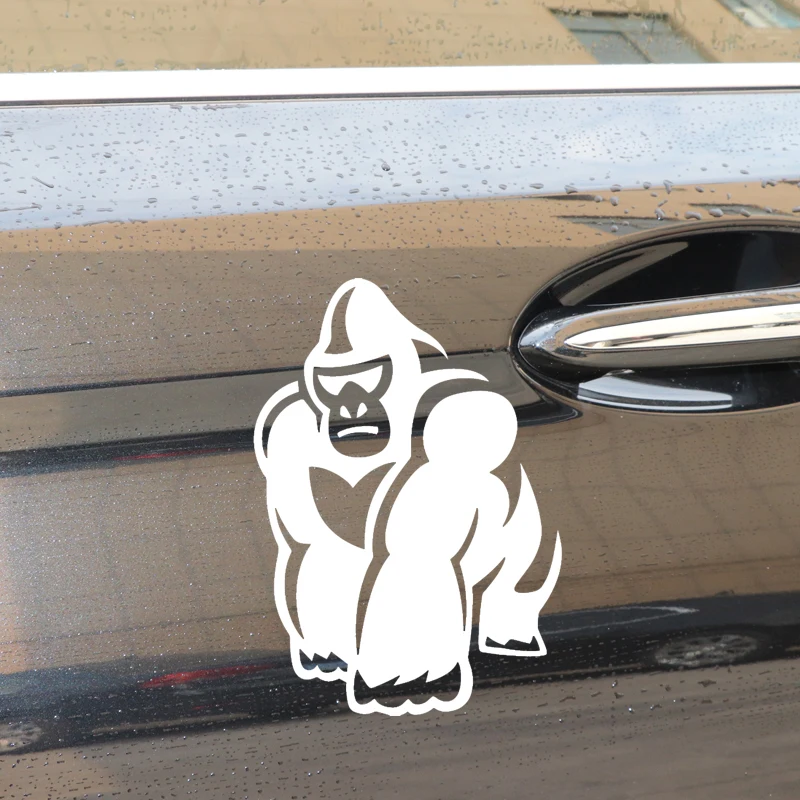 YJZT 11.9CM*16.9CM Chimpanzee Pattern Decor Car Sticker Car Door Accessories Vinyl Decal Black/Silver C4-1826
YJZT 11.9CM*16.9CM Chimpanzee Pattern Decor Car Sticker Car Door Accessories Vinyl Decal Black/Silver C4-1826