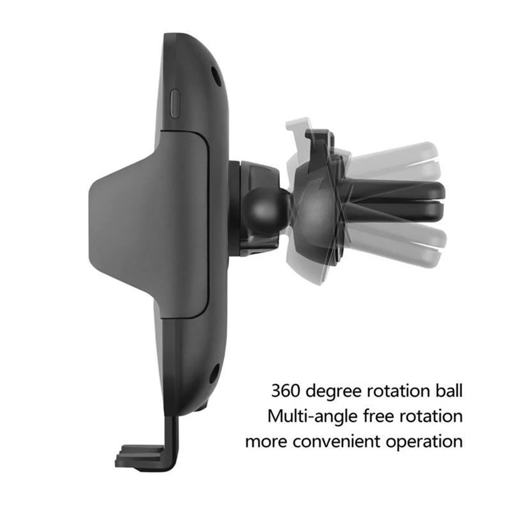696 C10 10W Qi fast Wireless Car Charger Air Vent Holder for Iphone X Samsung S8 S9 with Infrared Sensor Automatic Super | Мобильные