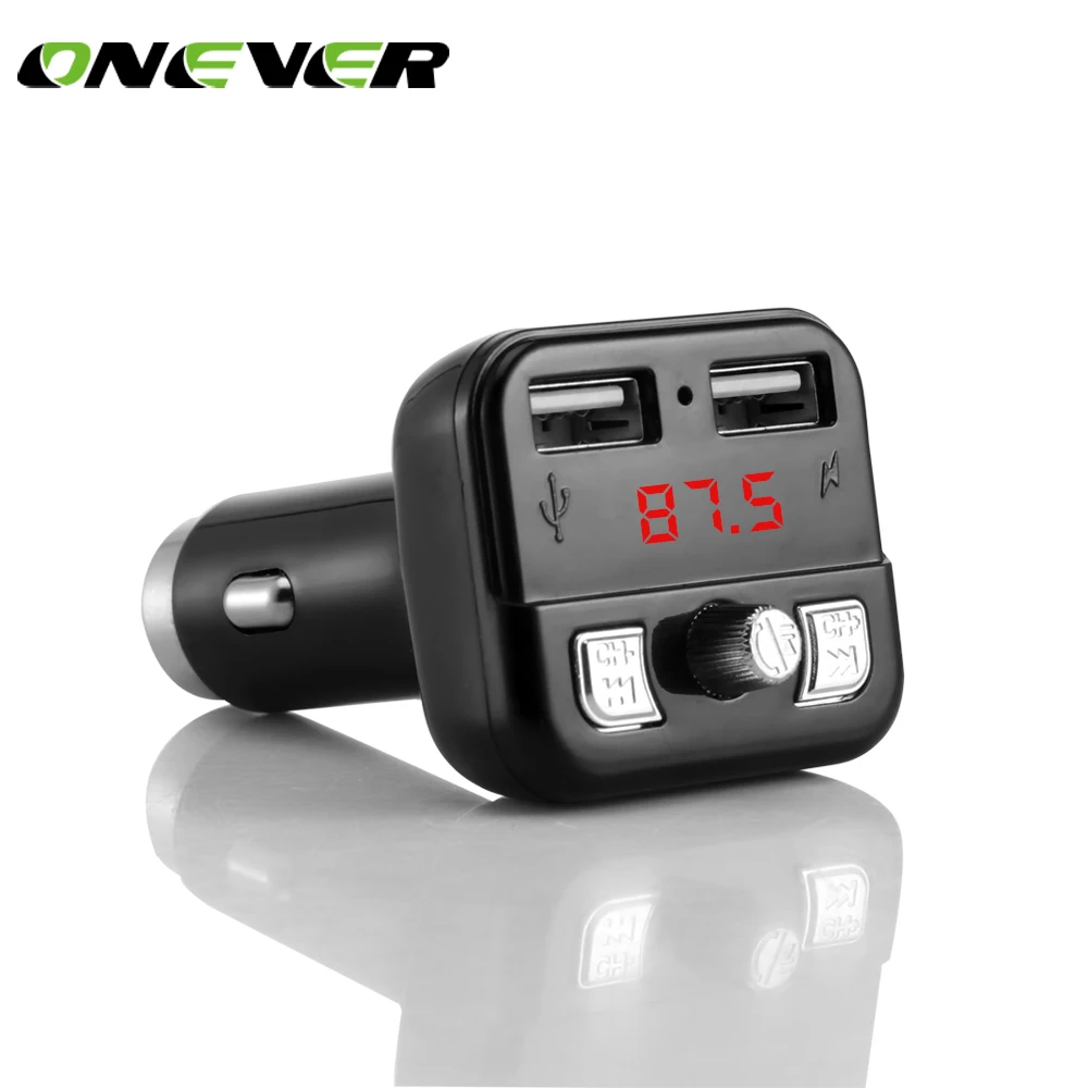 Onever Многофункциональный Bluetooth FM передатчик MP3 плеер модулятор с пультом