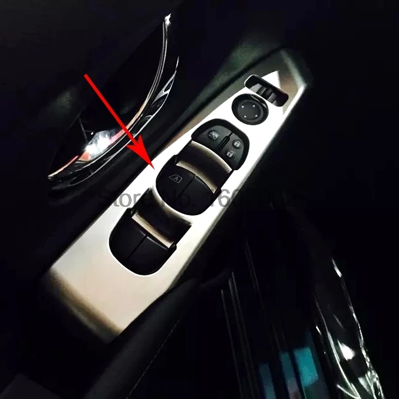 Для Nissan Lannia 2016 левая рука Вождение 4 шт. хромированный Автомобильный интерьер дверь подлокотник панель отделка стеклоподъемник Кнопка крышка
Для Nissan Lannia 2016 левая рука Вождение 4 шт. хромированный Автомобильный интерьер дверь подлокотник панель отделка стеклоподъемник Кнопка крышка