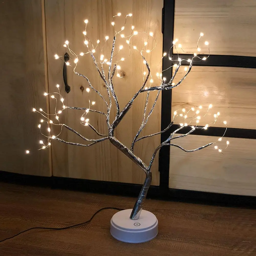 108 LED Led Strip Tree Lamp Copper Wire Light USB Battery Dual Use Home Decoration Night Light
108 LED Led Strip Tree Lamp Copper Wire Light USB Battery Dual Use Home Decoration Night Light