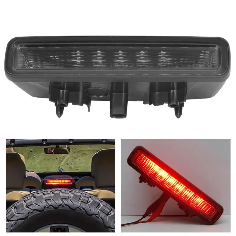 Replacement Additional Brake Light for Wrangler Smoked Lens LED 3rd Brake Light High Mount Stop Lamp for Wrangler JL 18-19
Replacement Additional Brake Light for Wrangler Smoked Lens LED 3rd Brake Light High Mount Stop Lamp for Wrangler JL 18-19