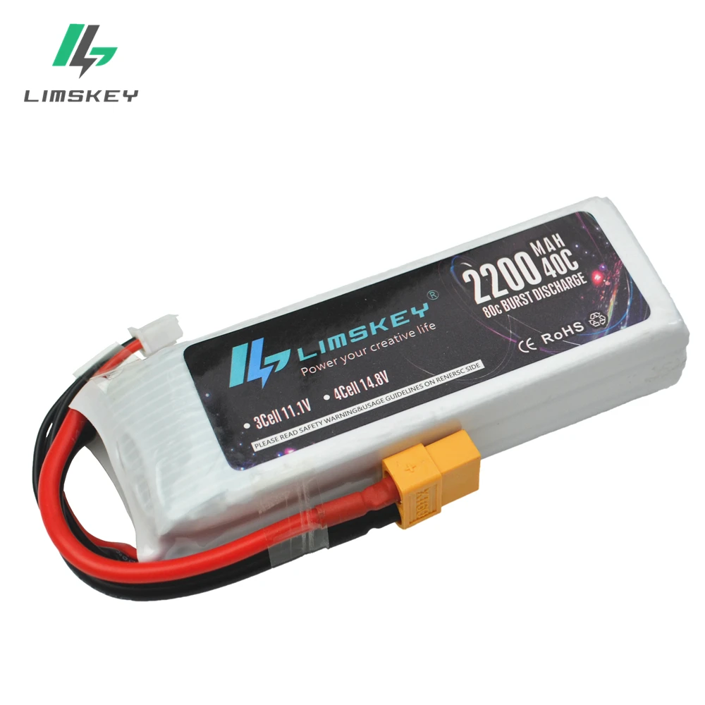 Limskey Lipo Battery 11.1V 2200mAh 40C for RC Trex 450 Fixed-wing Helicopter Quadcopter Airplane Car Lipo 3s Bateria
Limskey Lipo Battery 11.1V 2200mAh 40C for RC Trex 450 Fixed-wing Helicopter Quadcopter Airplane Car Lipo 3s Bateria