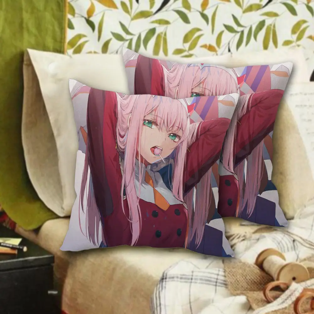 OHCOMICS 40*40 аниме Дарлинг в franxx Dakimakura автомобиль Zero два Косплей комикс кровать