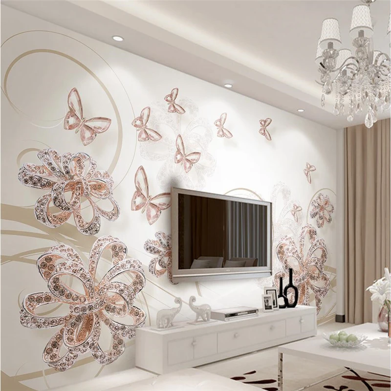 beibehang Gold Diamond Jewelry Butterfly Background Art Mural Wall Panel Wallpaper for Living Room wallpaper for walls 3 d
beibehang Gold Diamond Jewelry Butterfly Background Art Mural Wall Panel Wallpaper for Living Room wallpaper for walls 3 d