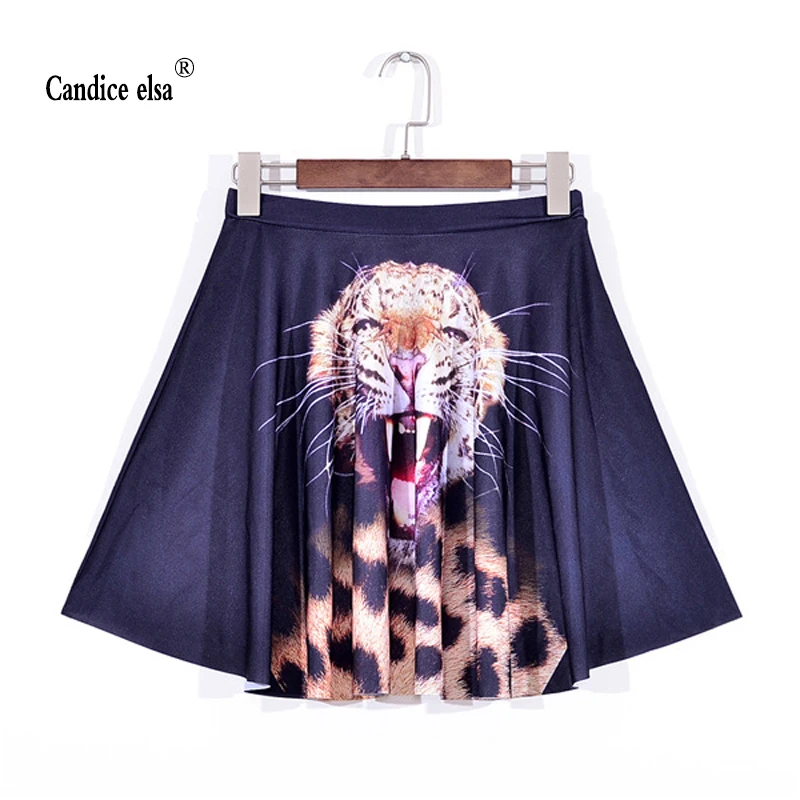 CANDICE ELSA woman skirts digital printing wholesale leopard pleated skirt Skt1108
CANDICE ELSA woman skirts digital printing wholesale leopard pleated skirt Skt1108