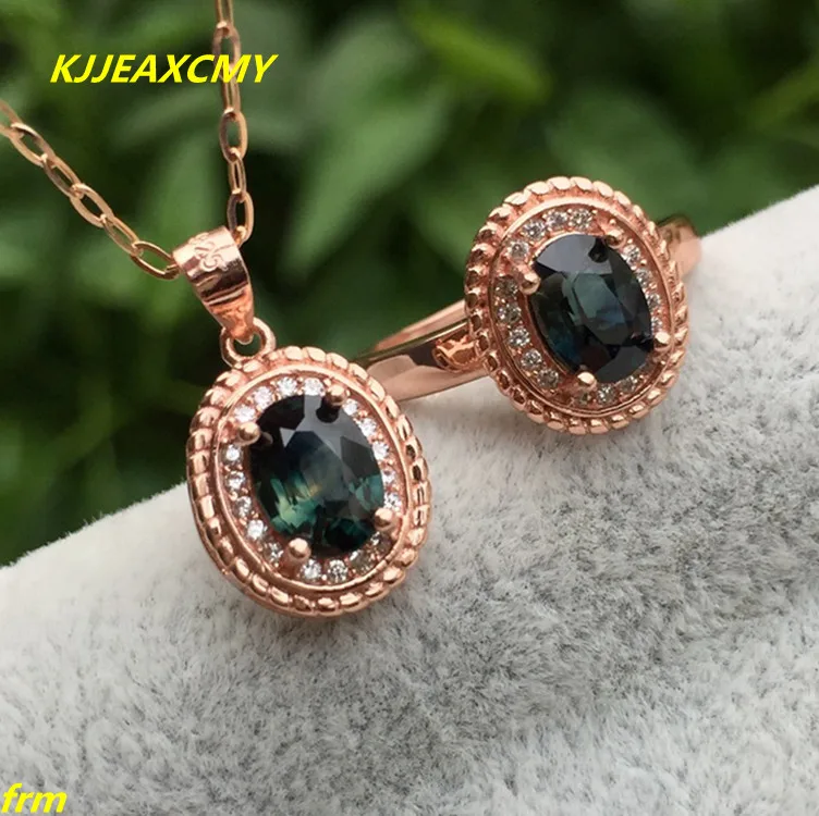 KJJEAXCMY Fine jewelry 925 Silver Inlay Natural Colorful Sapphire 1 Carat Jade Women's Jewelry Set Flawless
KJJEAXCMY Fine jewelry 925 Silver Inlay Natural Colorful Sapphire 1 Carat Jade Women's Jewelry Set Flawless