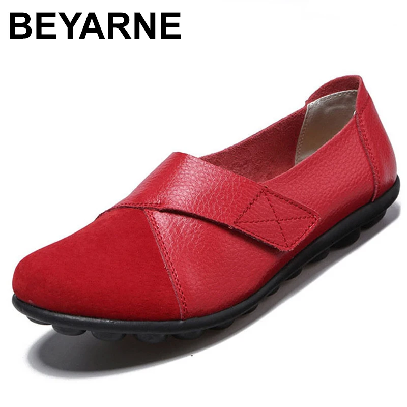 BEYARNEWimen's shoes FlatsShoes Patchwork SuedeLeather Antiskid Fashion Hook&LoopDriving Shoes Boat Size35-43 tenis femininoE107
BEYARNEWimen's shoes FlatsShoes Patchwork SuedeLeather Antiskid Fashion Hook&LoopDriving Shoes Boat Size35-43 tenis femininoE107