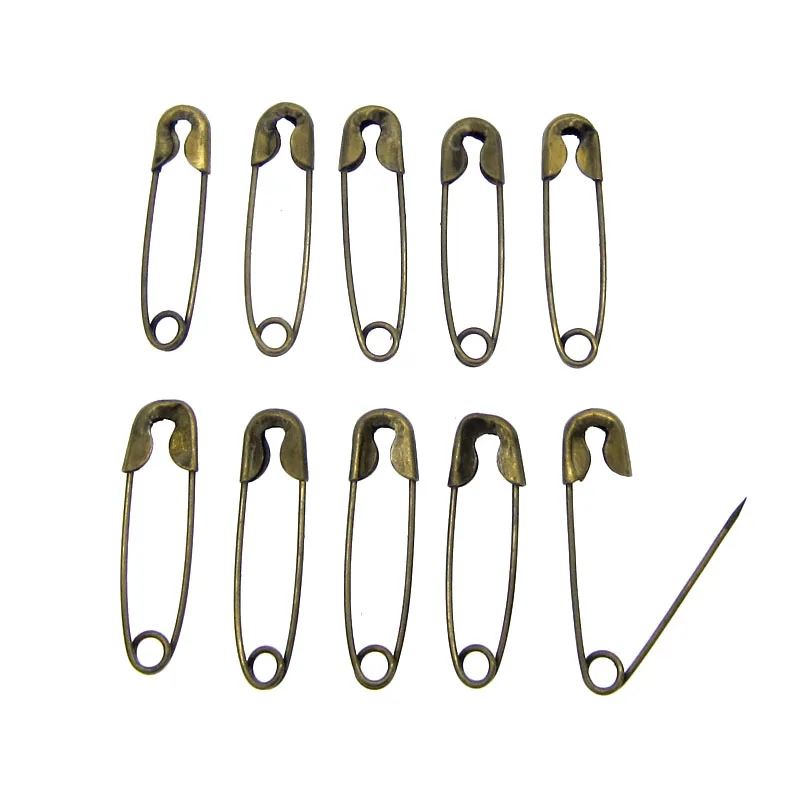 300Pcs Bronze copper small safety pins sewing tool knitting stitch marker tag pins clips for DIY Craft Supplies 5 x 18mm
300Pcs Bronze copper small safety pins sewing tool knitting stitch marker tag pins clips for DIY Craft Supplies 5 x 18mm