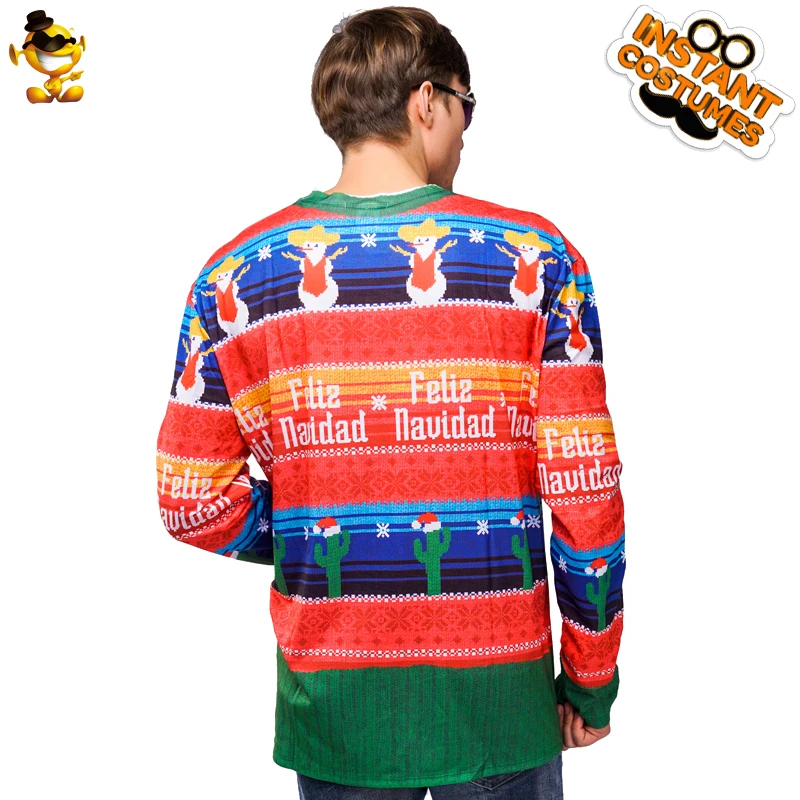Christmas Fake Sweater T-shirt Suit Fancy Dress Xmas Santa Stripe Printed Man Christmas T-shirt Clothes Costume
Christmas Fake Sweater T-shirt Suit Fancy Dress Xmas Santa Stripe Printed Man Christmas T-shirt Clothes Costume