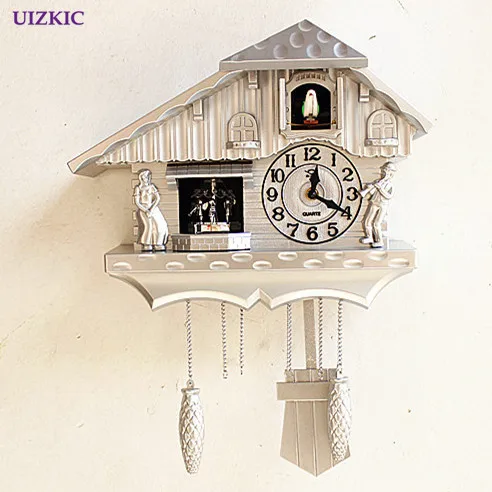 Fashion wall clock window the heralds swing pocket watch modern brief cuckoo clock
Fashion wall clock window the heralds swing pocket watch modern brief cuckoo clock
