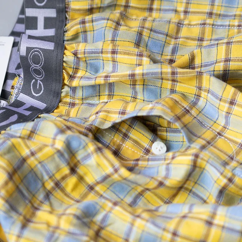 Men's Plaid Sleep Bottoms Cotton Pajama Pants Underwear Piyamas Homewear Mens Lounge Pants Comfortable Pantalon 2505
Men's Plaid Sleep Bottoms Cotton Pajama Pants Underwear Piyamas Homewear Mens Lounge Pants Comfortable Pantalon 2505
