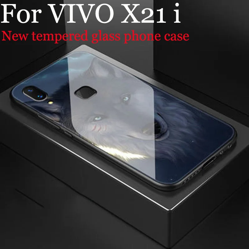 Чехол из закаленного стекла и ТПУ для vivo X21 i x21ia 2 шт. | Мобильные телефоны