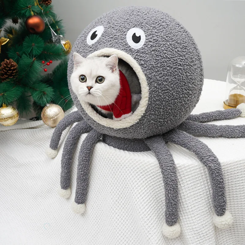 Squid Shape Cat House Pet Beds Pet Mats Small Dog and cat Sleeping Warm Nest High quality cotton
Squid Shape Cat House Pet Beds Pet Mats Small Dog and cat Sleeping Warm Nest High quality cotton