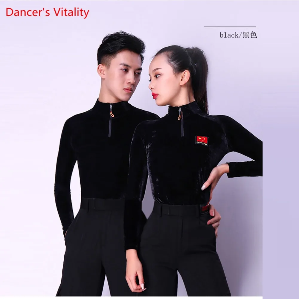 Ballroom Sexy Long Sleeve Modern Latin Dance Clothing Tops For Women / Man new Fashion Costume Performance Wears
Ballroom Sexy Long Sleeve Modern Latin Dance Clothing Tops For Women / Man new Fashion Costume Performance Wears