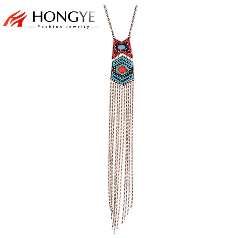 2022 New Vintage Jewelry Women Antique Gold Silver Color Chain Ethnic Colorful Beads Long Tassel Pendant Necklace Indian
2022 New Vintage Jewelry Women Antique Gold Silver Color Chain Ethnic Colorful Beads Long Tassel Pendant Necklace Indian