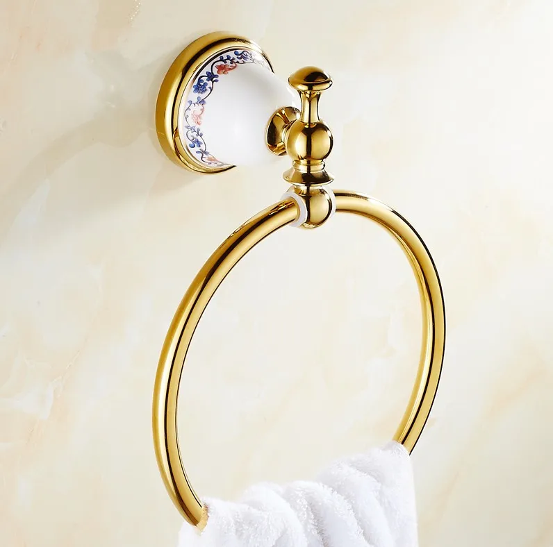 2016 NEW Bathroom Accessories Euro Luxurious Design Towel Ring /Fashion Brass Wall Mount Bath Towel Holder &Towel Hanging
2016 NEW Bathroom Accessories Euro Luxurious Design Towel Ring /Fashion Brass Wall Mount Bath Towel Holder &Towel Hanging