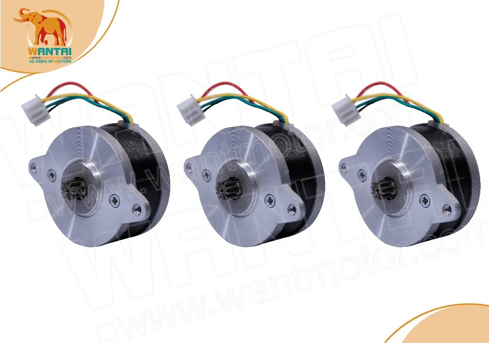 

(US&EU Ship)3 PCS Nema 15 Stepper Motor Bipolar 19mm Body & 13N.cm Torque & 4 Lead &1.88 A with 1.8 Step Angle 36BYG218