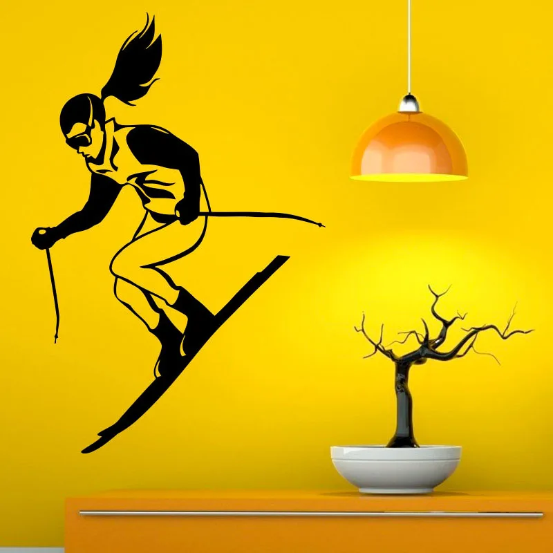 ZOOYOO Skiing Ski Wall Decals Home Decoration Art Design Vinyl Adhesive Wall Sticker Kids Room Bedroom Wall Murals
ZOOYOO Skiing Ski Wall Decals Home Decoration Art Design Vinyl Adhesive Wall Sticker Kids Room Bedroom Wall Murals