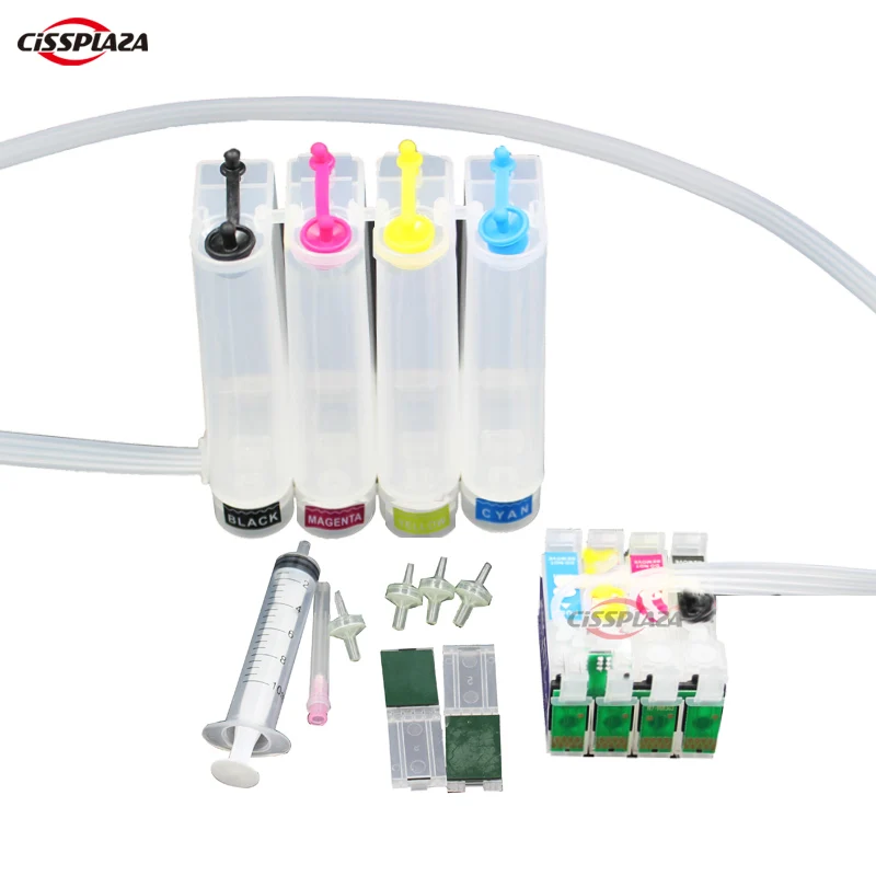 CISSPLAZA T1271 - T1274 CISS compatible for Epson Workforce 545 630 633 635 645 840 845 WF-3520 3540 Ink Supply System
CISSPLAZA T1271 - T1274 CISS compatible for Epson Workforce 545 630 633 635 645 840 845 WF-3520 3540 Ink Supply System