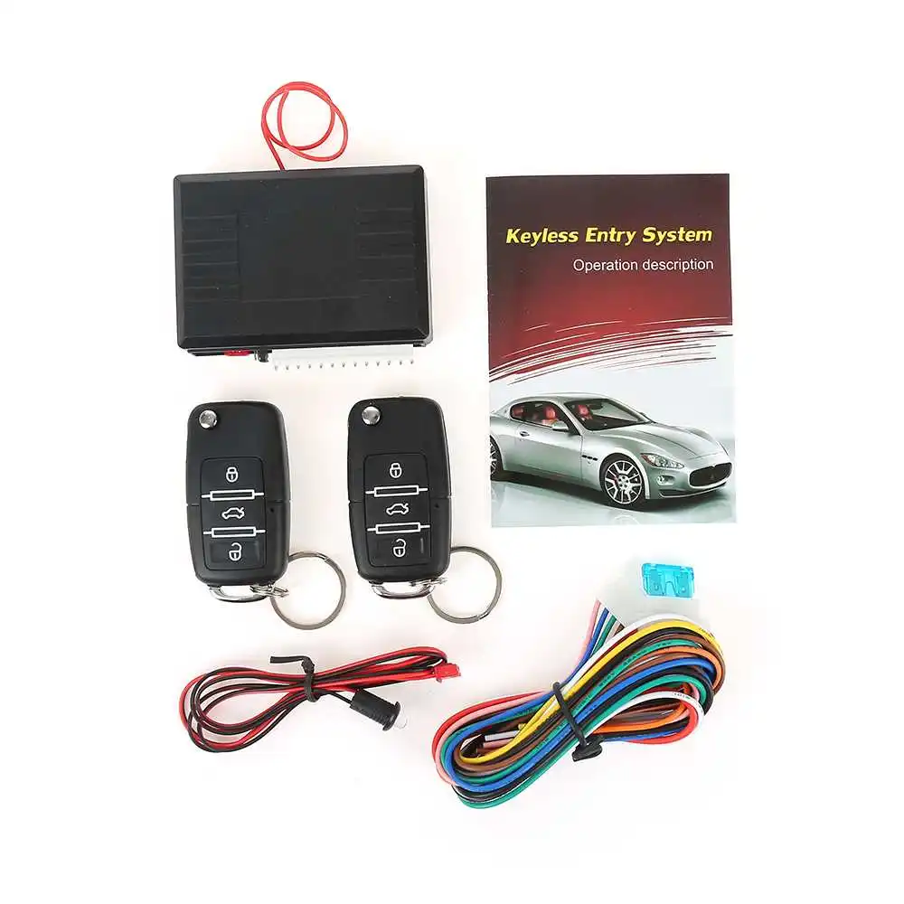 12V Universal Car Alarm System Remote Control Central Door Lock Locking Keyless Entry System Kit
12V Universal Car Alarm System Remote Control Central Door Lock Locking Keyless Entry System Kit