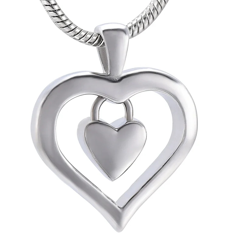 IJD9962 Rose Gold Double Heart Stainless Steel Cremation Pendant Necklace for Women,Human Ashes Keepsake Jewelry Urn
IJD9962 Rose Gold Double Heart Stainless Steel Cremation Pendant Necklace for Women,Human Ashes Keepsake Jewelry Urn